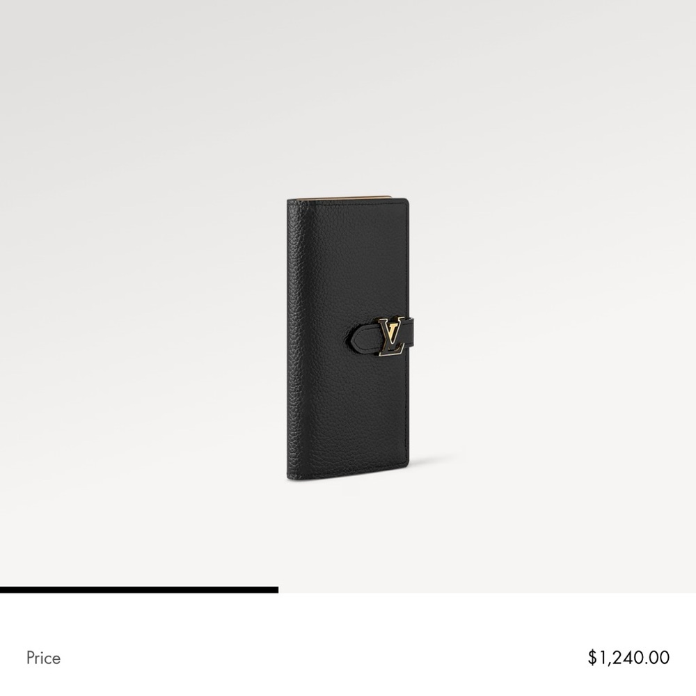 LV vertical wallet